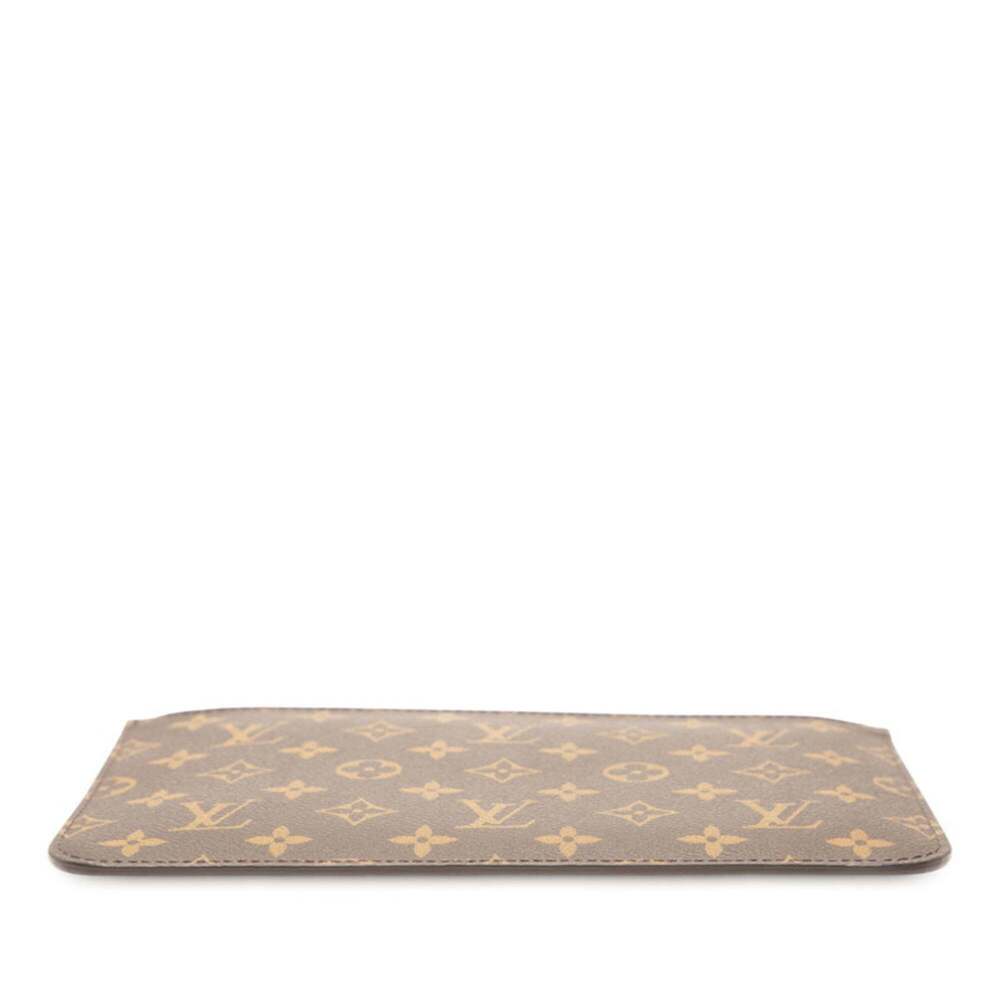 LOUIS VUITTON Authentic Brown Monogram Neverfull MM Pouch - Picture 3 of 5